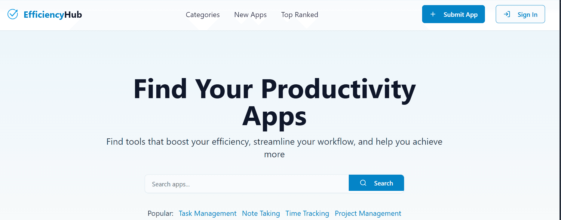 EfficiencyHub screenshot